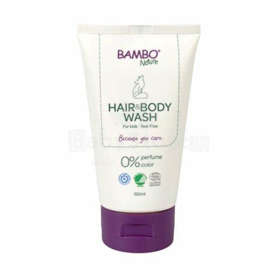 Bambo Hair&Body Wash Art.BAMBC6343 Matu un ķermeņa mazgāšanas līdzeklis,150ml
