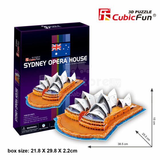 CubicFun 3D puzle Sidnejas operteātris