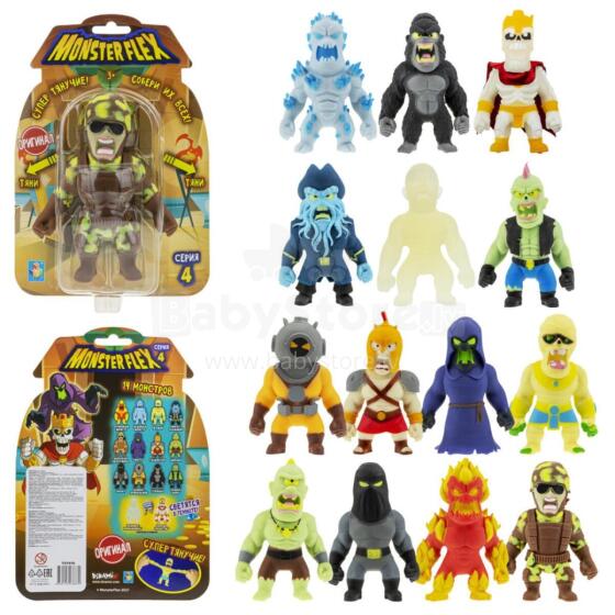 Toi Toys  MonsterFlex  Art.49-1610 Monstra figūra asortimentā,1 gab