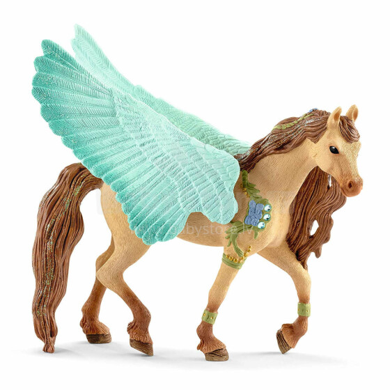 SCHLEICH BAYALA Pegasus arklys su papuošalais