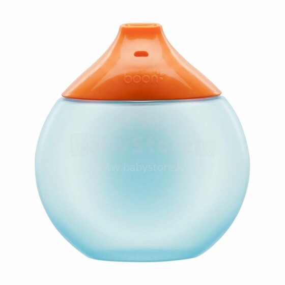 BOON sippy puodelis 300ml 9m + mėlynas / oranžinis B11055