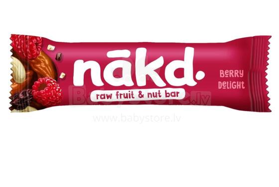 Nakd Berry Delight Art.127909 Зерновые батончики с какао и малиной 35г. Без добавления сахара.