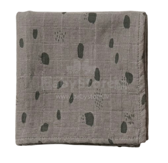 La bebe™ Muslin Face Cloth Spot Storm 1 pcs. (30×30 cm)