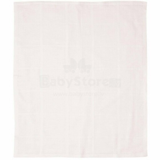 Lorelli Blanket Cotton Art.10340112001 White  Детское одеяло/плед 75x100см