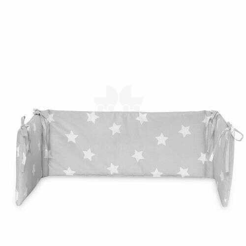 Lorelli Bumper Art.20830023501 Stars Grey  Бортик-охранка для детской кроватки