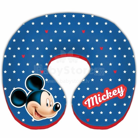 Disney Mickey Pillow Art.9602  Ceļojuma kakla spilvens (galvas atbalsts)