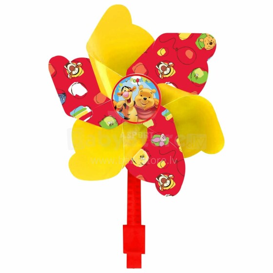 Disney Winnie Pooh Pinwheel Art.9122 Bērnu dekoratīvas dzirnaviņa velosipēdam