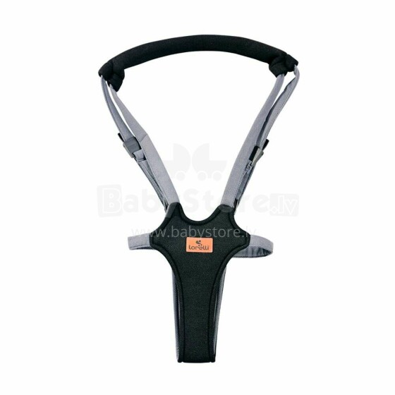 Lorelli  Safety Harness Step By Step Art.10010140003 Black Grey Pavadiņas/drošības siksnas