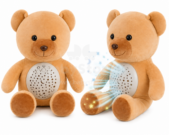 Kids Book Bear Art.13287 Мягкая музыкальная игрушка-проектор Медвежонок