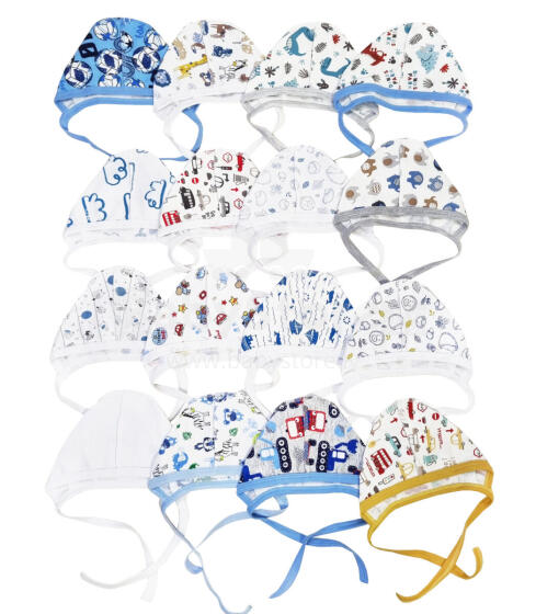 Galatex Baby Hat Mix Art.13523 Mazuļu 100% kokvilna cepure