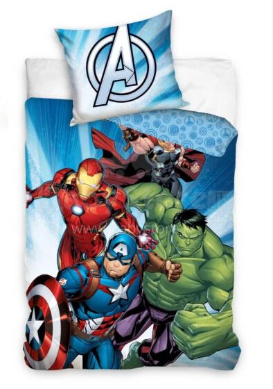 Carbotex Bedding Avengers Art.AV2458742-13  Хлопковое постельное белье  140x200/60x70см