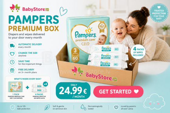 Pampers Premium Box subscription – everything your baby needs every month