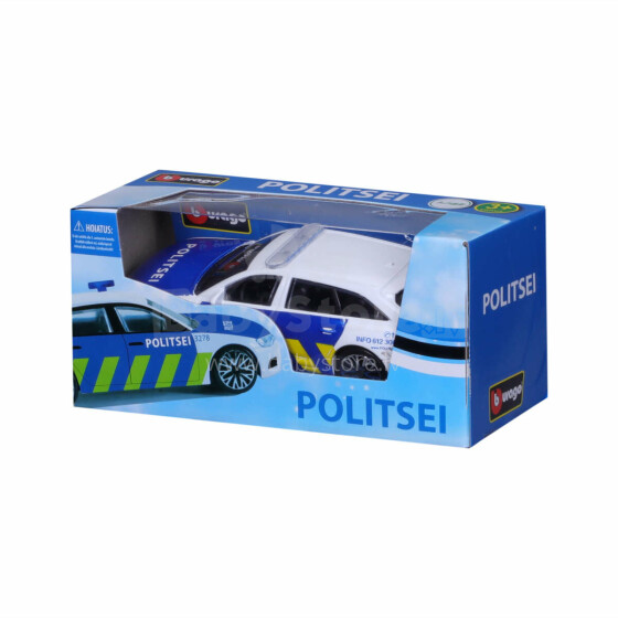 BBURAGO 1:43 automodelis Audi A6 Avant Igaunijas policija, 18-30415EE