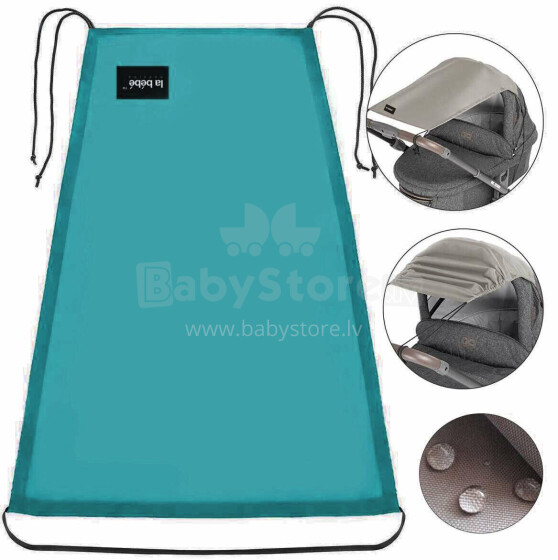 La bebe™ Visor Art.142606 Aqua_906 Universal stroller visor+GIFT mini bag
