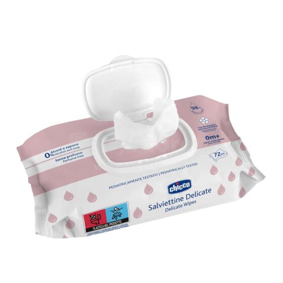 Chicco Delicate Wipes Art.142942  Universālas mitrās salvetes, 72 gab