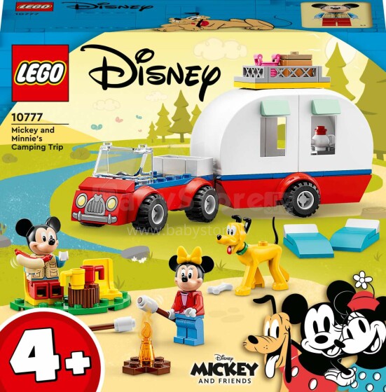 10777 LEGO® Mickey & Friends Mikipeles un Minnijas kempinga brauciens