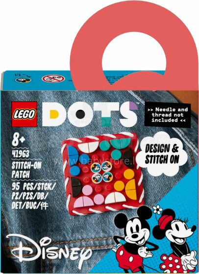41963 LEGO® DOTS Mikipeles un Minnijas uzšuve