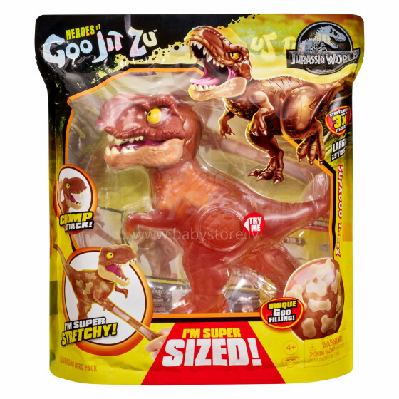 HEROES OF GOO JIT ZU Jurassic World Delux фигурка - Supagoo T-Rex