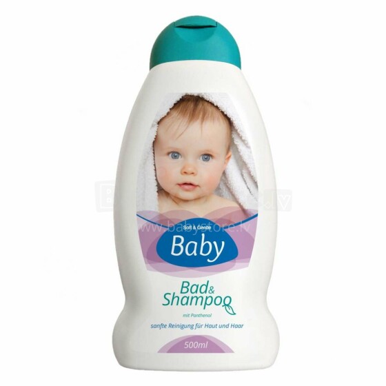 Soft Gentle Baby Art.145481  Детская пена и шампунь для ванны, 500 мл.