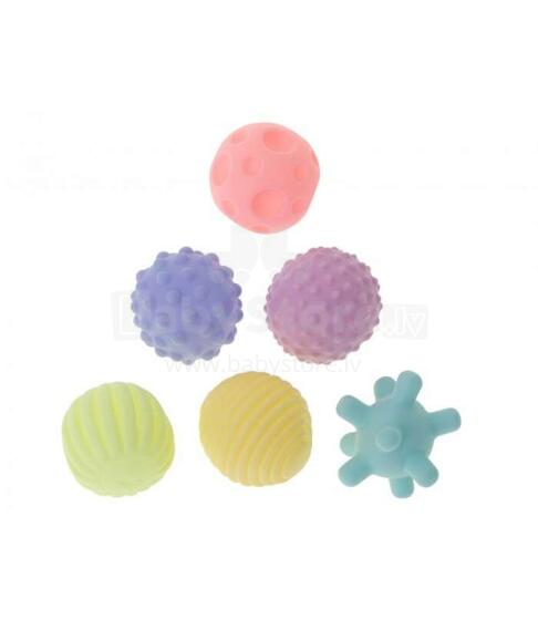 Ikonka Sensory Balls Art.KX6360 Сенсорные мячики 6 шт.