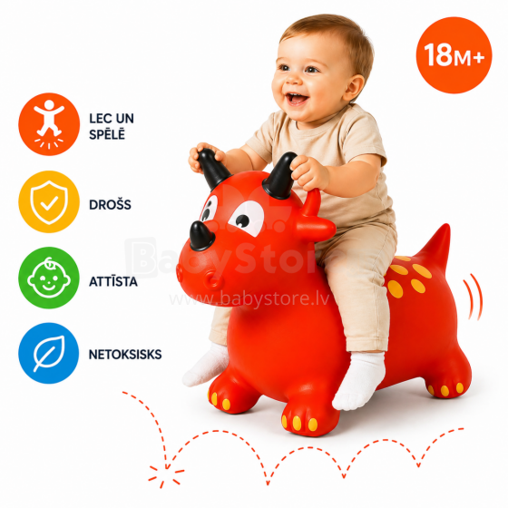 Bo Jumping Animals Dino Art.145834  Rotaļlieta lēkšānai un balansam
