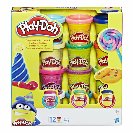 Hasbro Play-Doh Art.B902 Voolimismassi komplekt Celebration Pack