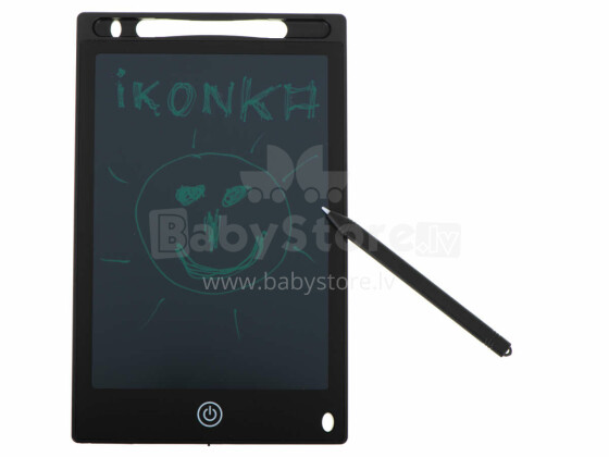 Ikonka Art.KX6537_2 Graphic tablet for drawing with a stylus pen 8.5''