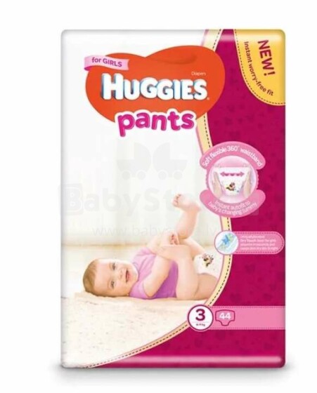 Huggies Pants D S3 Girl Art.BL041564234 Baby diapers 6-11kg,44 pcs