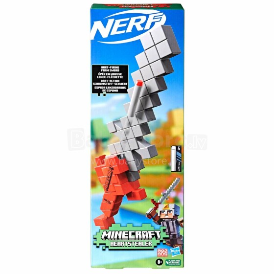NERF Minecraft rotaļu ierocis Heartstealer