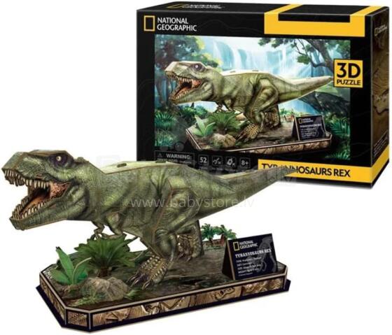 Cubic Fun National Geographic 3D Puzle Art.DS1051H 3D-пазл Тираннозавр рекс