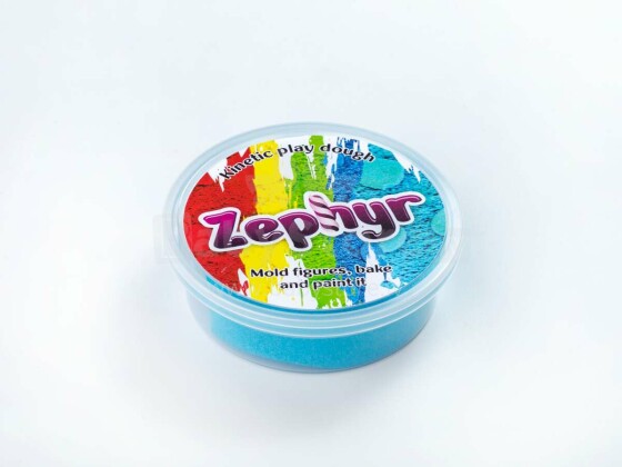 ZEPHYR Art.819575 150 g - kinetic plasticine (blue)