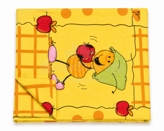 UR Kids Bedding Art.151210 Yellow Bērnu virspalags no kokvilnas 75x100cm