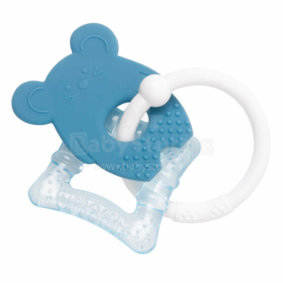 NATTOU Cooling teether blue