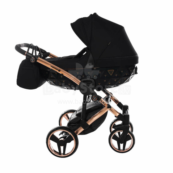 Junama Exclusive V2 Art.JG-02 Black Baby universal stroller 2 in 1
