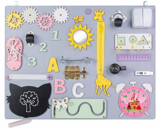3toysm Montessori Busy Board Art.MT08