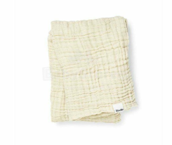 Elodie Details Crinkled Blanket 120x120 cm, Vanilla White одеяло