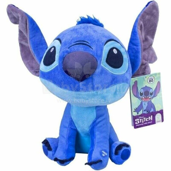 Disney Lilo & Stitch Art.DCL-9274-7 Mėlyna - Minkštas žaislas su garsu 30cm