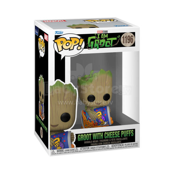 FUNKO POP! Vinilinė figūrėlė: I Am Groot - Groot with cheese puffs