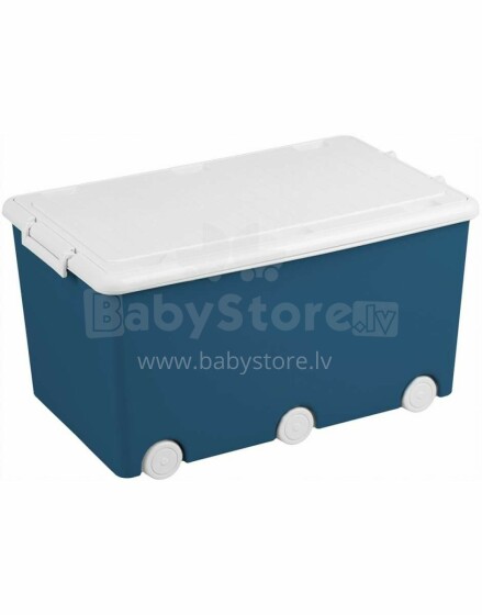 Tega Baby  PW-001-164 Dark Blue Ящик для игрушек на колесиках