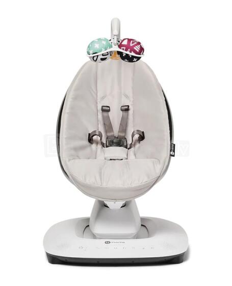 4moms MamaRoo 5.0 Infant Seat Art.156279 Classic Grey электронное детское кресло/умные качели ФоМамс