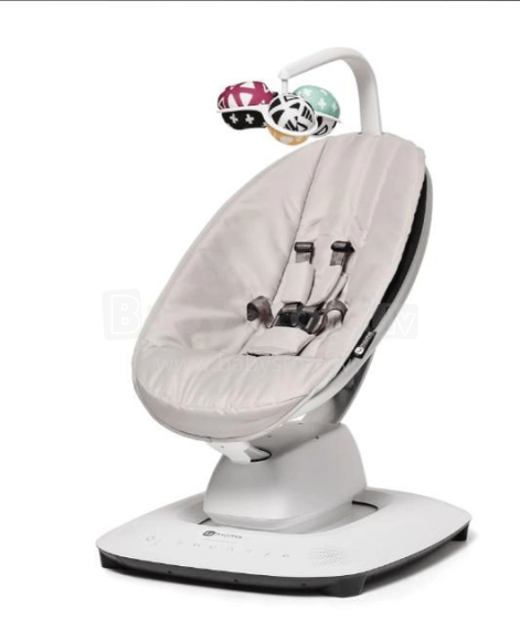 4moms MamaRoo 5.0 Infant Seat Art.156279 Classic Grey электронное детское кресло/умные качели ФоМамс