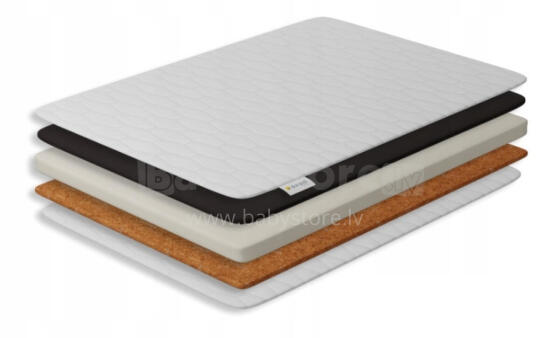 Bebe Basics Baby Matress Coco Plus Art.15701 Matracis kokvilna - kokosškiedra - airfiber  - kokvilna [161x62]