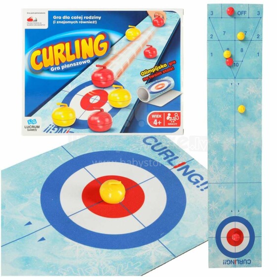 Ikonka Art.KX4692 Curling lauamäng LUCRUM GAMES