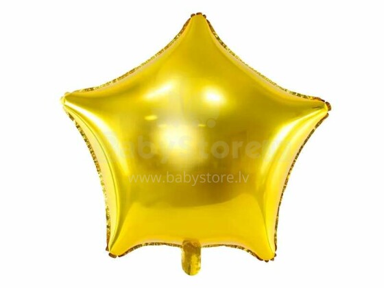 Ikonka Art.KX4569 Foolium õhupall Kuldne täht 48cm