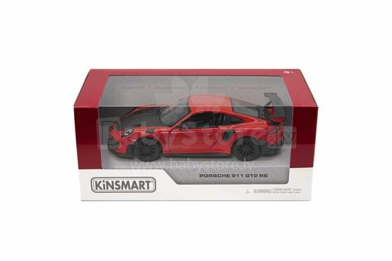 KINSMART Miniatūrais modelis - Porsche 911 GT2 RS, izmērs 1:36
