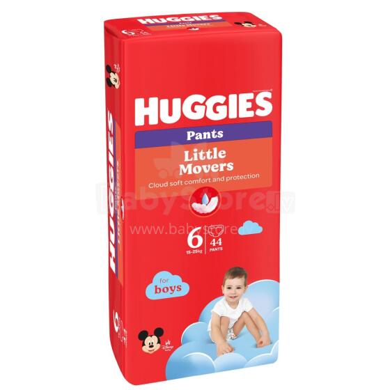 Huggies Pants MP 6 Boy Art.BL041547657 Autiņbiksītes 15-25kg, 44gb