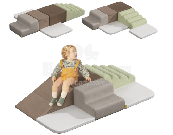 4baby Crawler Art1.159961 Montessori Toy for Toddlers, Coarse Motor Skills Development Spēles modulārais centrs (6 gabali)