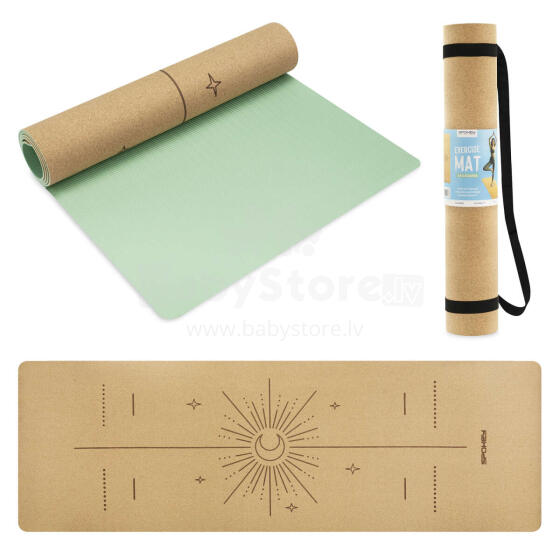 Cork yoga mat Spokey SAVASANA