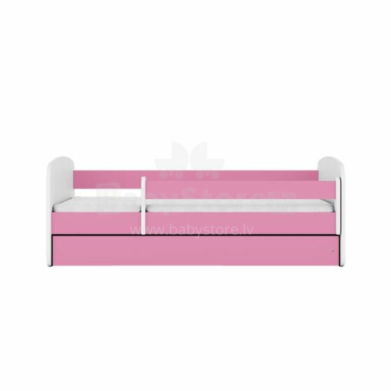 Bed babydreams pink without pattern with drawer without mattress 160/80