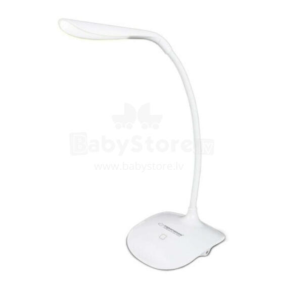 ELD103W FLEKSIBLA 3W LED GALDA LAPMA 3-GAISMAS LĪMEŅI AC USB 5V / 4X AAA BATEREJU STRĀVAS AVOTS